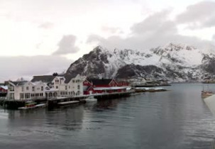 Obraz podglądu z kamery internetowej Lofoten Islands - Henningsvaer